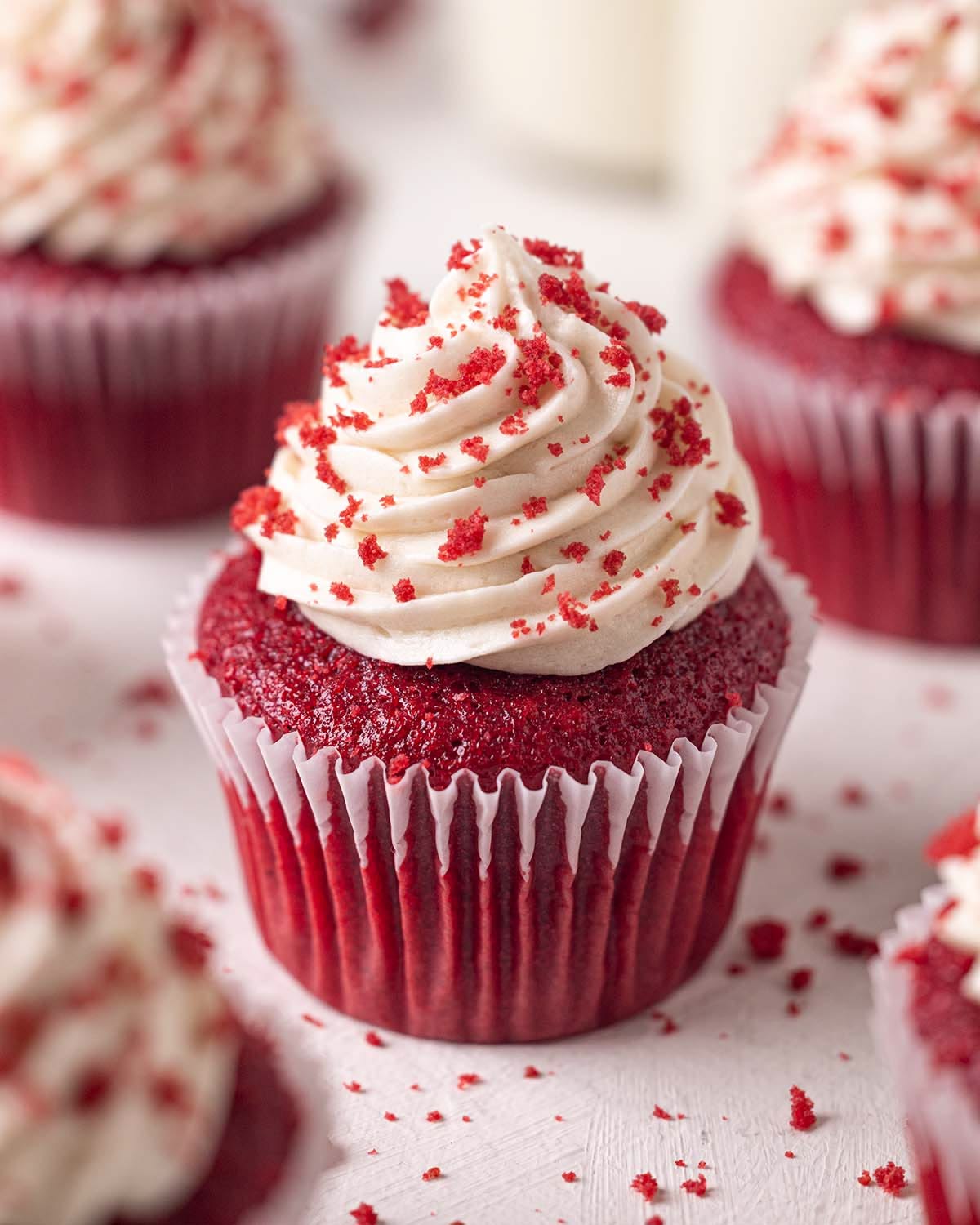 Yummy Sweety Red Velvet Cupcakes